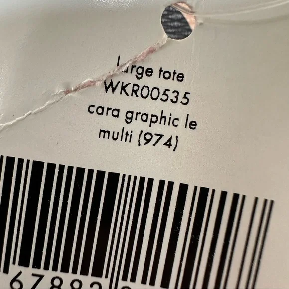 Kate Spade Coated Canvas Leopard Print Black Leather Trim Large Tote NWT - Picture 13 of 13